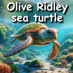 Olive Ridley sea turtle