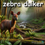 zebra duiker